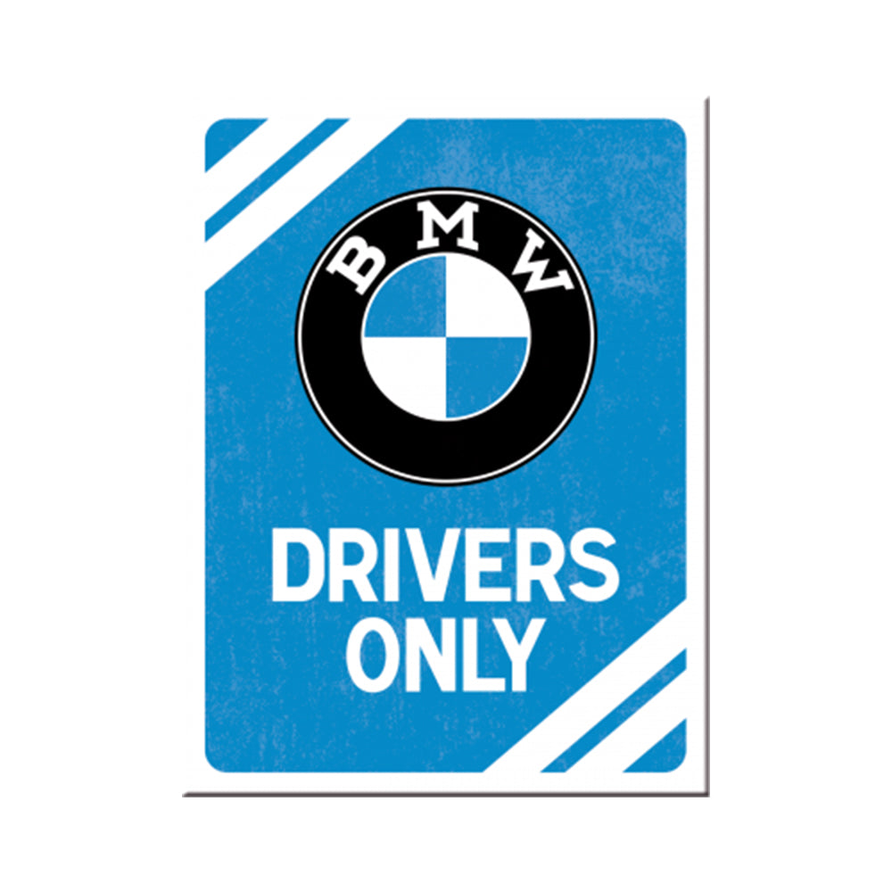 BMW Drivers Only Tin Magnet | Cracker Filler | Little Gift
