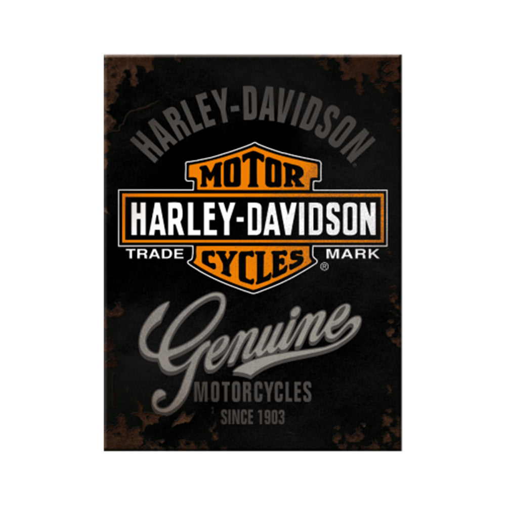 Harley Davidson Motorcycles | Tin Magnet | Little Gift | Cracker Filler