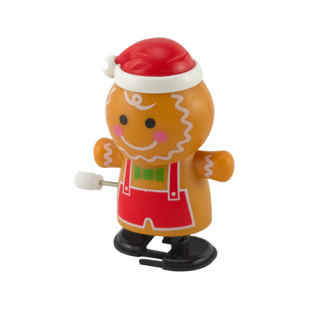 Gingerbread Man | Christmas Wind Up Toy | 7cm | Little Gift | Cracker Filler