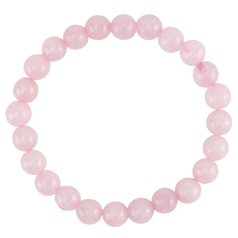 Rose Quartz for Love | Smooth Crystal Bracelet | Little Gift | Cracker Filler