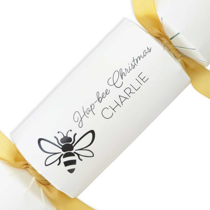 Personalised Hap-bee Christmas Crackers Kit | Add Your Own Names | Minimum 4