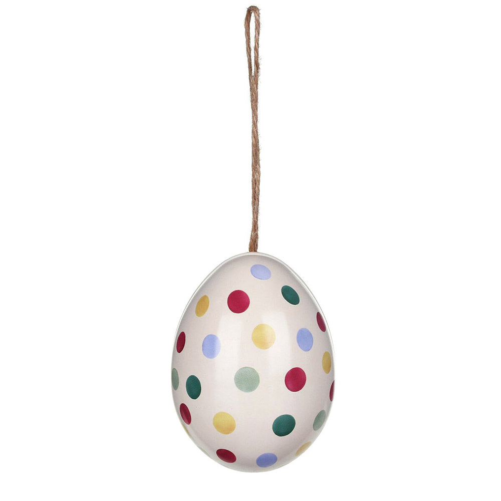 Emma Bridgewater Two-Part Hanging Tinware Egg | Fillable Easter Egg