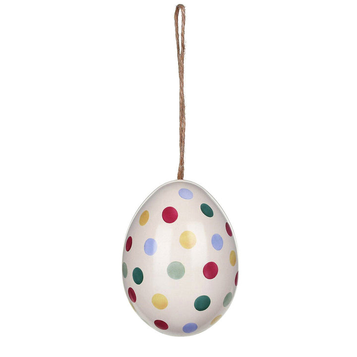 Emma Bridgewater Two-Part Hanging Tinware Egg | Fillable Easter Egg