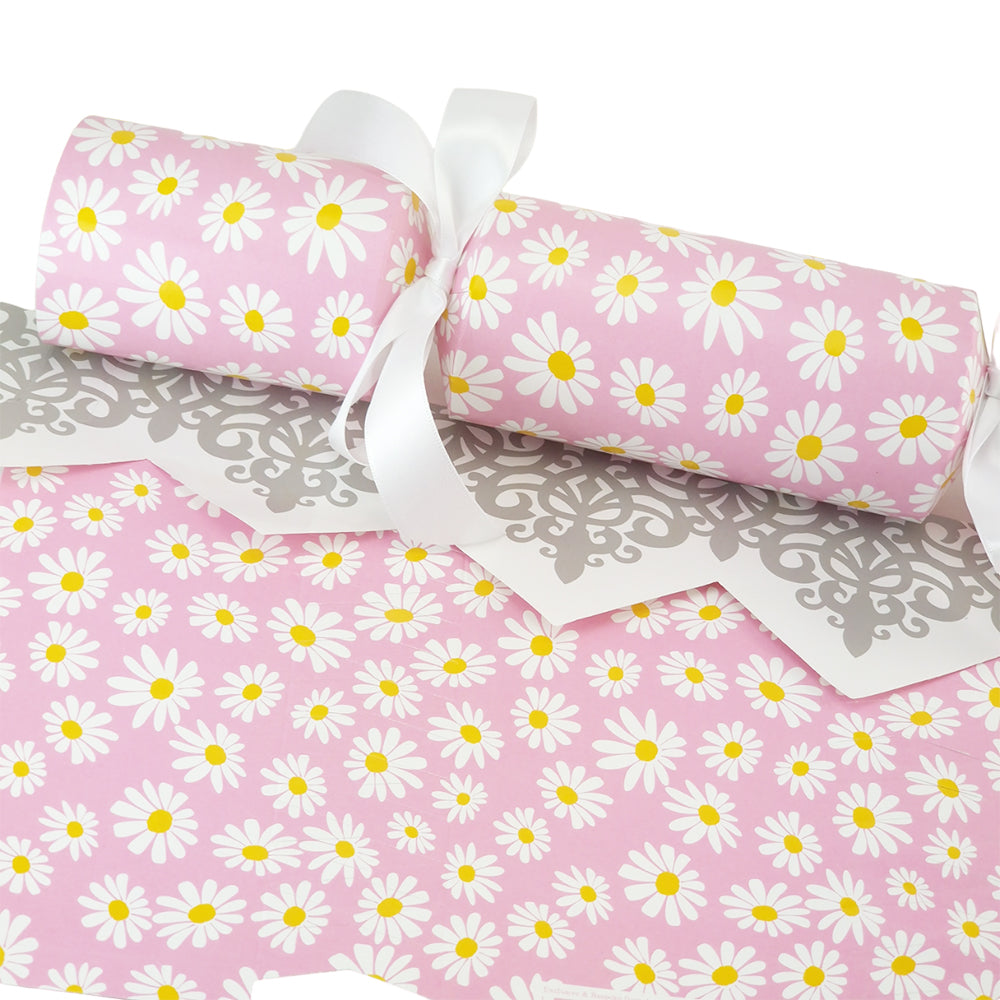 Pink Daisy Flower | Cracker Making Craft Kit | Make &amp; Fill Your Own