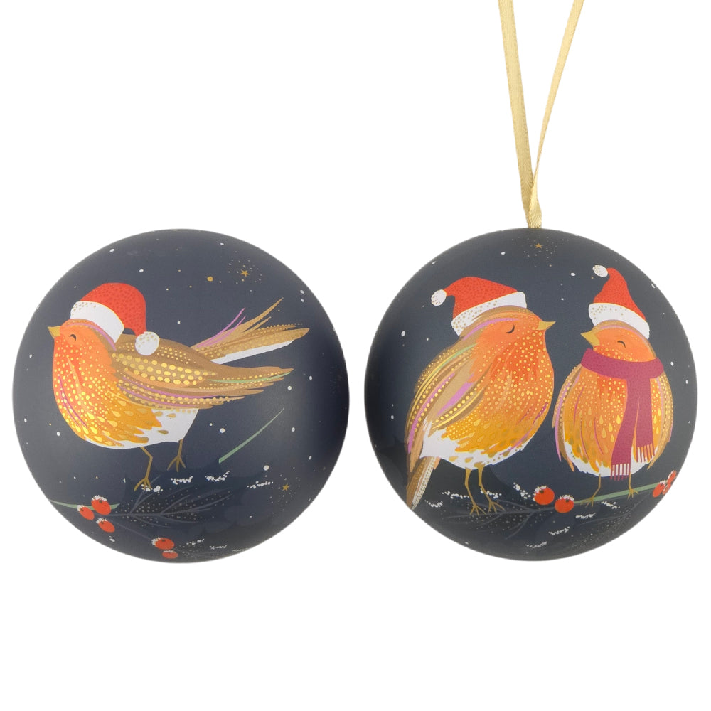 Fillable Tinware Christmas Bauble | Sara Miller | 7cm Wide | Choose a Design