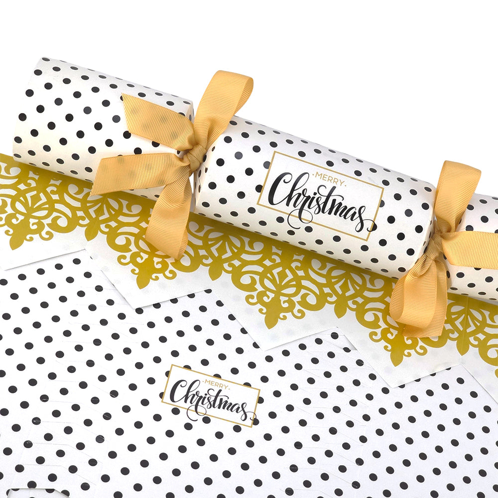 Spotty Christmas | Cracker Making Craft Kit | Make &amp; Fill Your Own