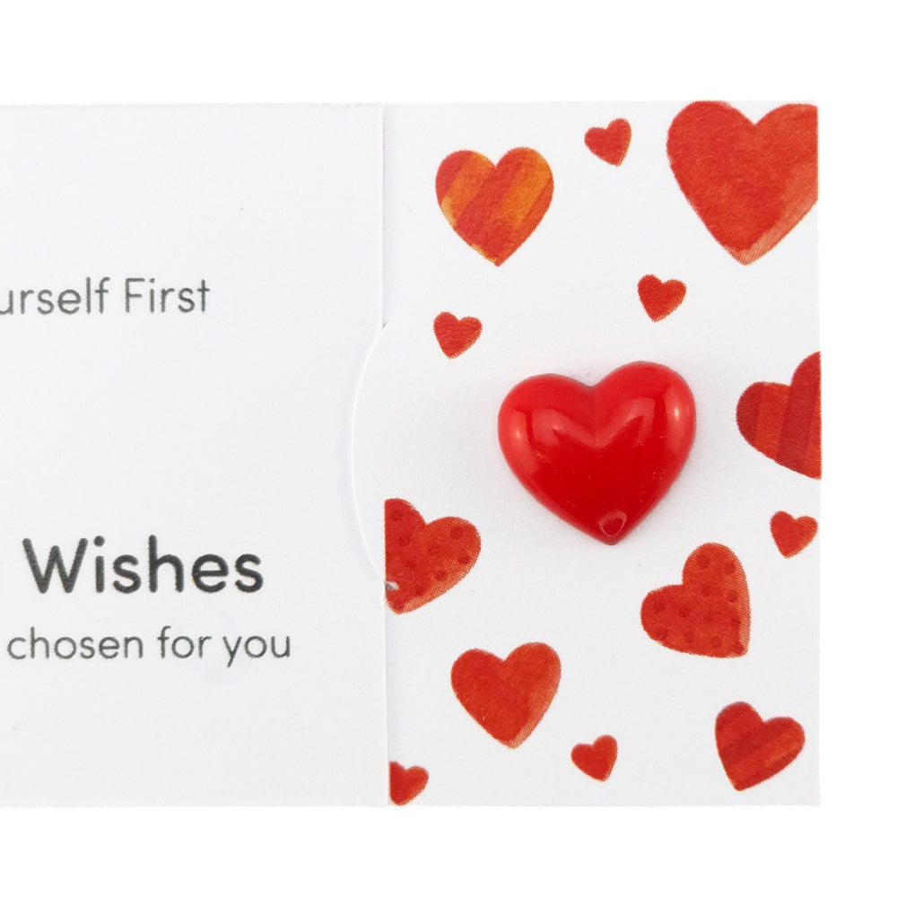 Love Yourself First | Button Wishes Sew On Token | Mini Gift | Cracker Filler