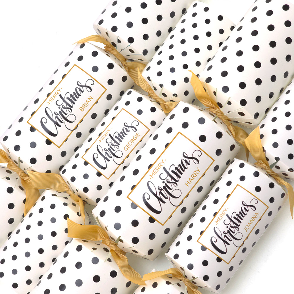 Personalised Cracker Making Craft Kit | Christmas Spots | Minimum 4