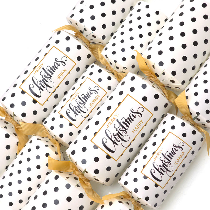 Personalised Cracker Making Craft Kit | Christmas Spots | Minimum 4