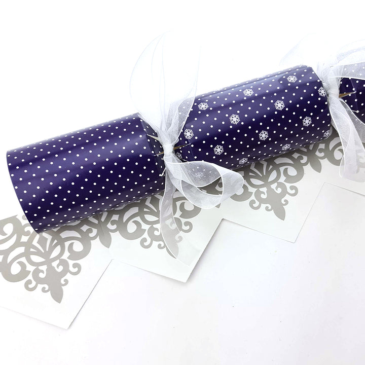 Dotty Snowflake | Christmas Cracker Making Craft Kit | Make & Fill Your Own