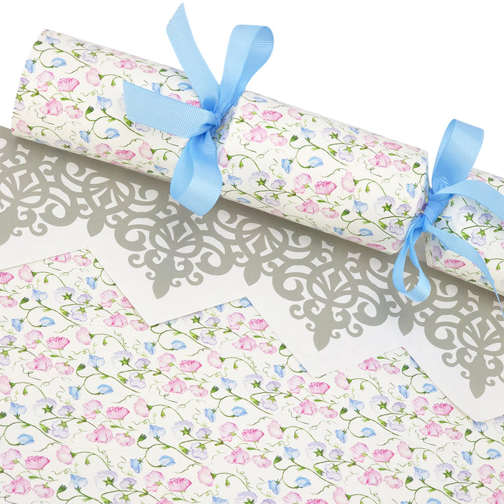 Pastel Sweet Peas | Cracker Making Craft Kit | Make &amp; Fill Your Own