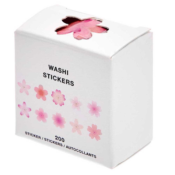 Cherry Blossom Flowers | Sakura | Washi Style Stickers | Reel of 200