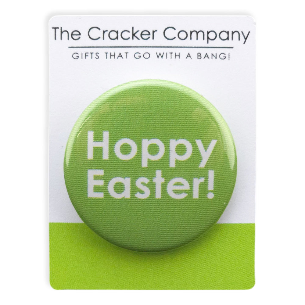 Hoppy Easter! | 38mm Button Pin Badge | Little Gift | Cracker Filler