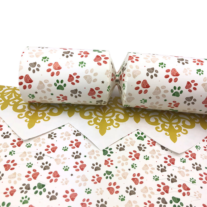 Christmas Sketched Pawprints | Cracker Making Craft Kit | Make &amp; Fill Your Own