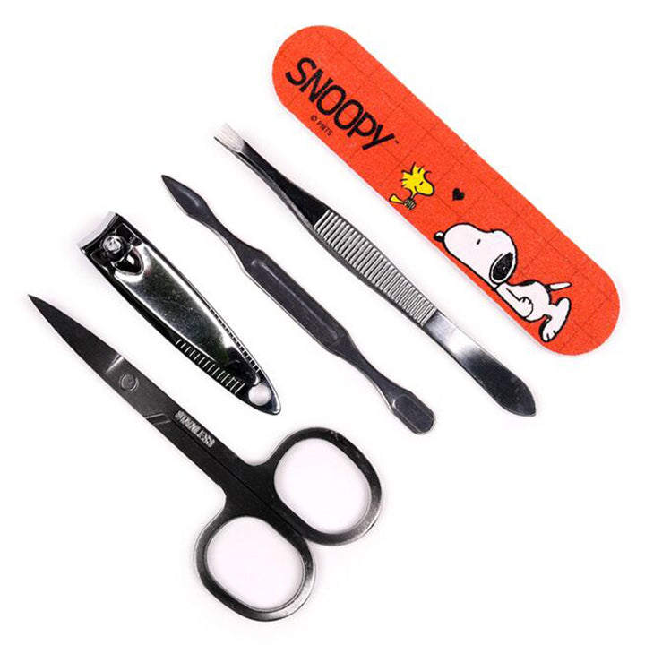 Peanuts Snoopy | 5 Piece Manicure Set in Travel Case | Little Gift