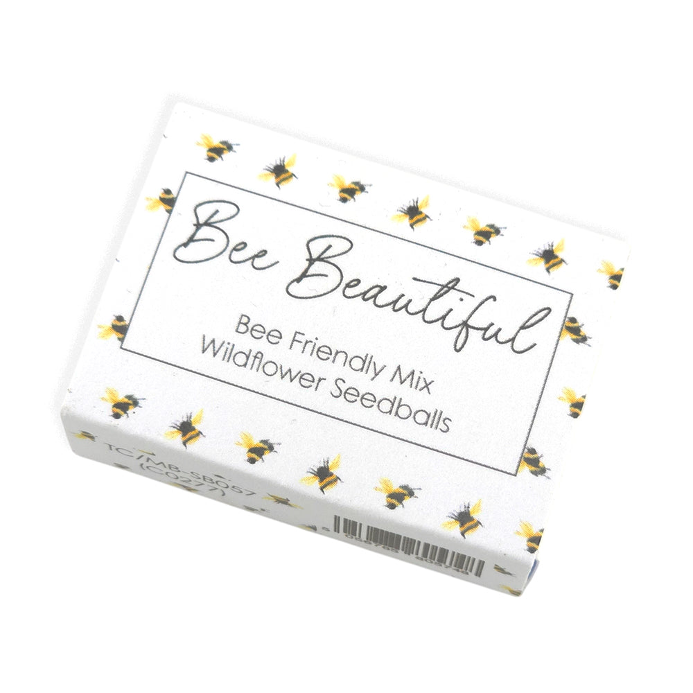 Bee Beautiful | Seedball Matchbox | Bee Mix | Cracker Filler | Mini Gift