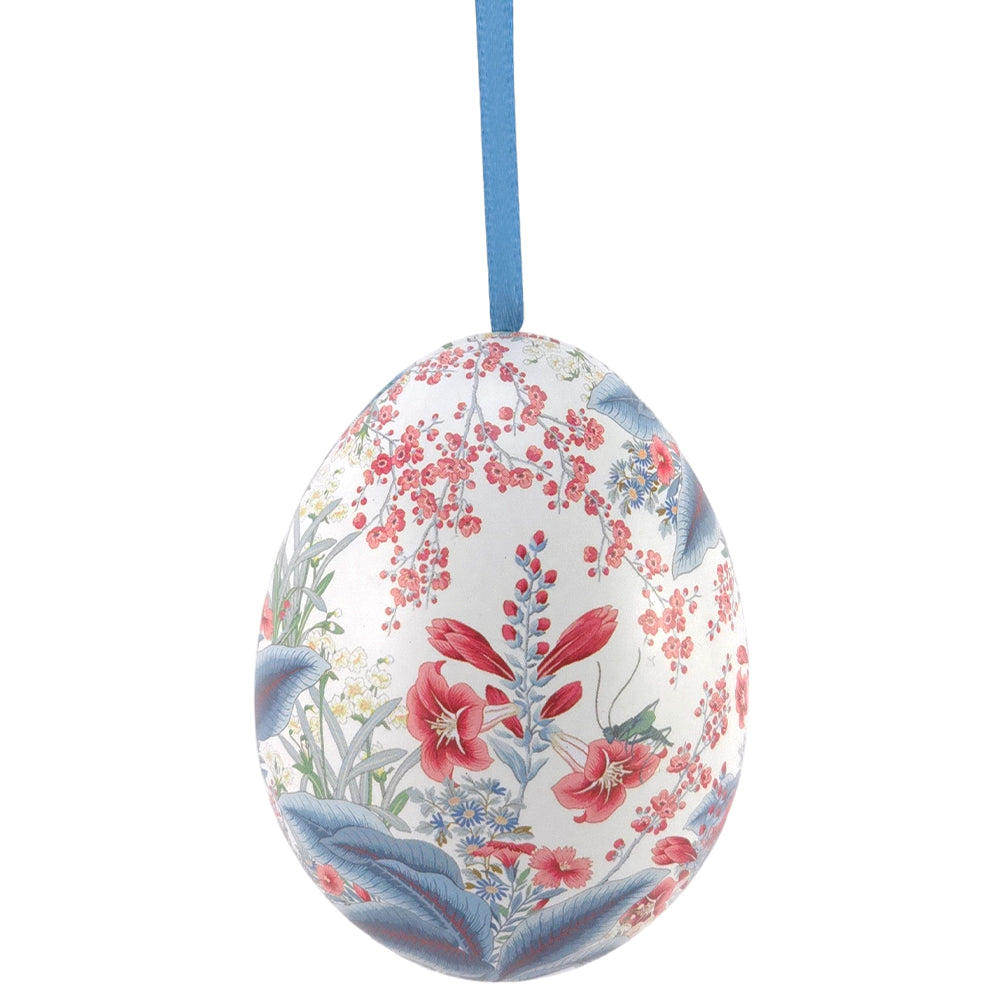 Two Part Hanging Easter Egg | Fillable Tin | Sanderson Design | 7cm Tall