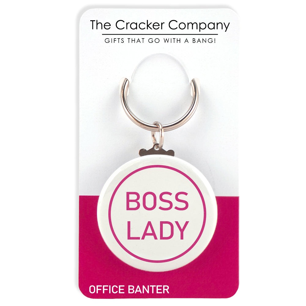 Boss Lady | Fun Keyring | Office Banter | Cracker Filler Gift