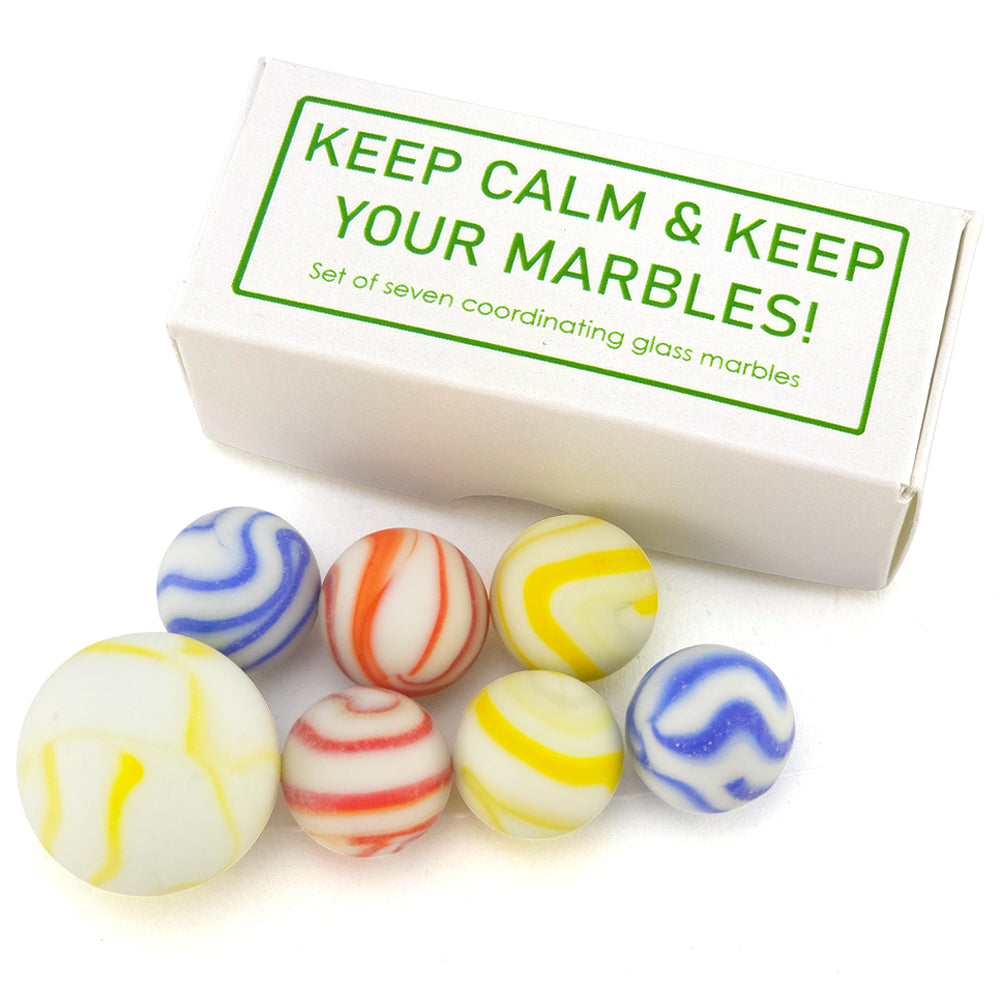 Keep Calm & Keep Your Marbles! | Mini Marble Box for Grown Ups | Cracker Filler