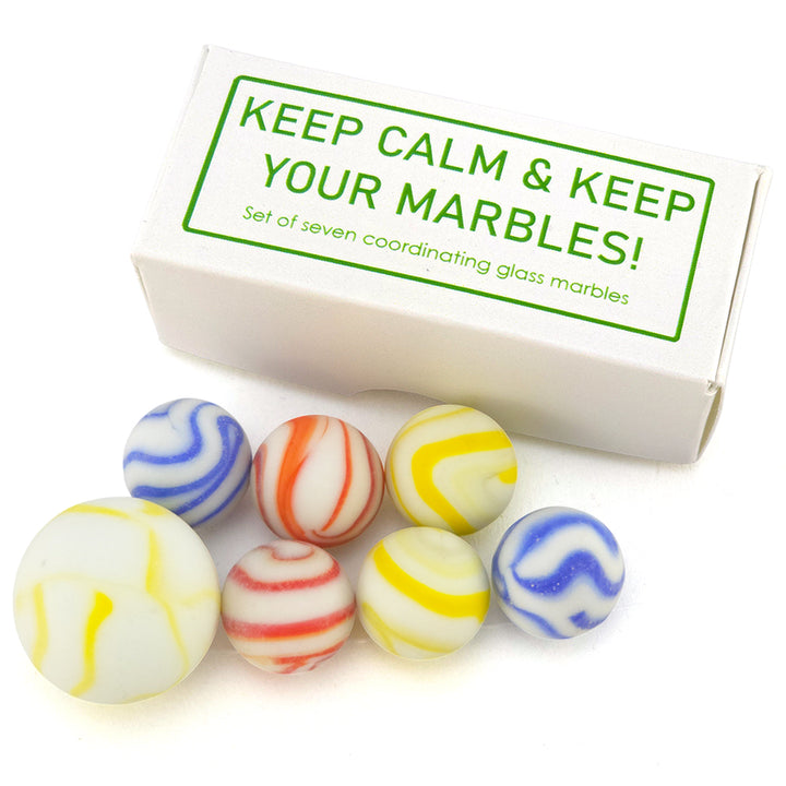 Keep Calm & Keep Your Marbles! | Mini Marble Box for Grown Ups | Cracker Filler
