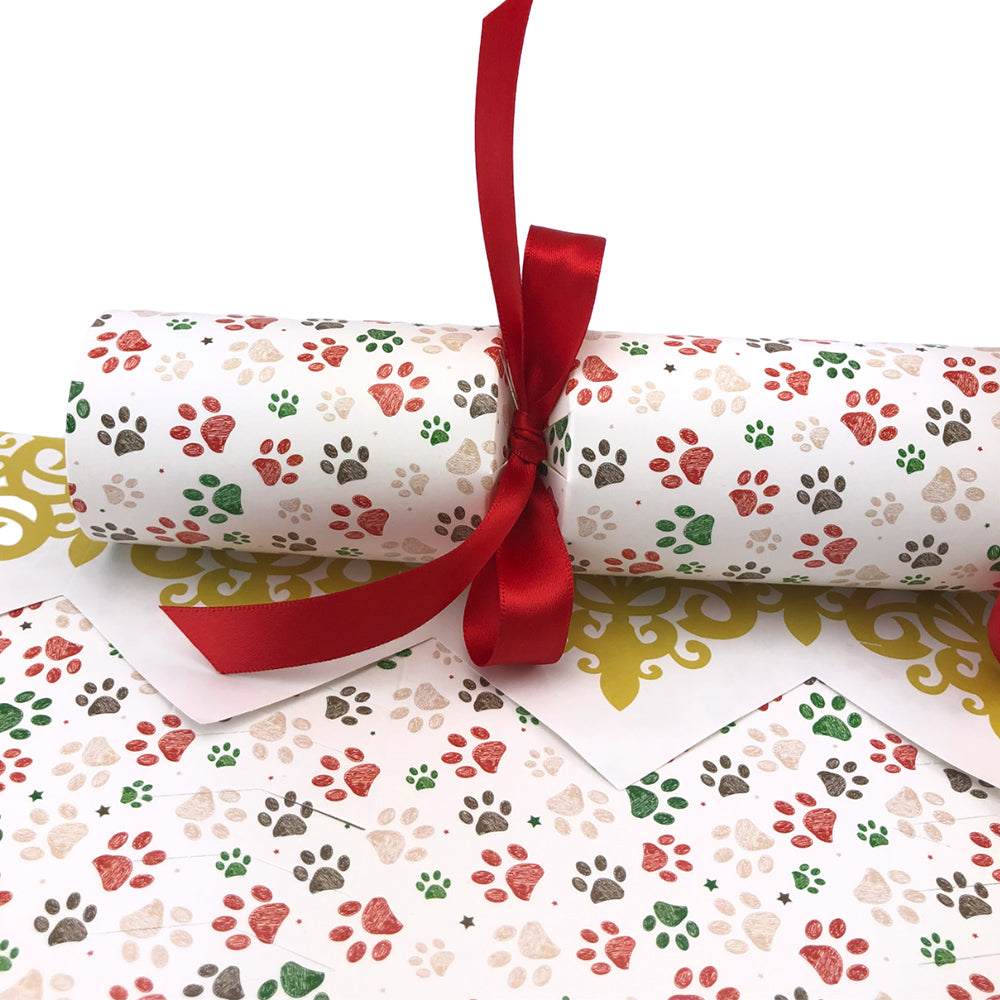 Christmas Sketched Pawprints | Cracker Making Craft Kit | Make &amp; Fill Your Own