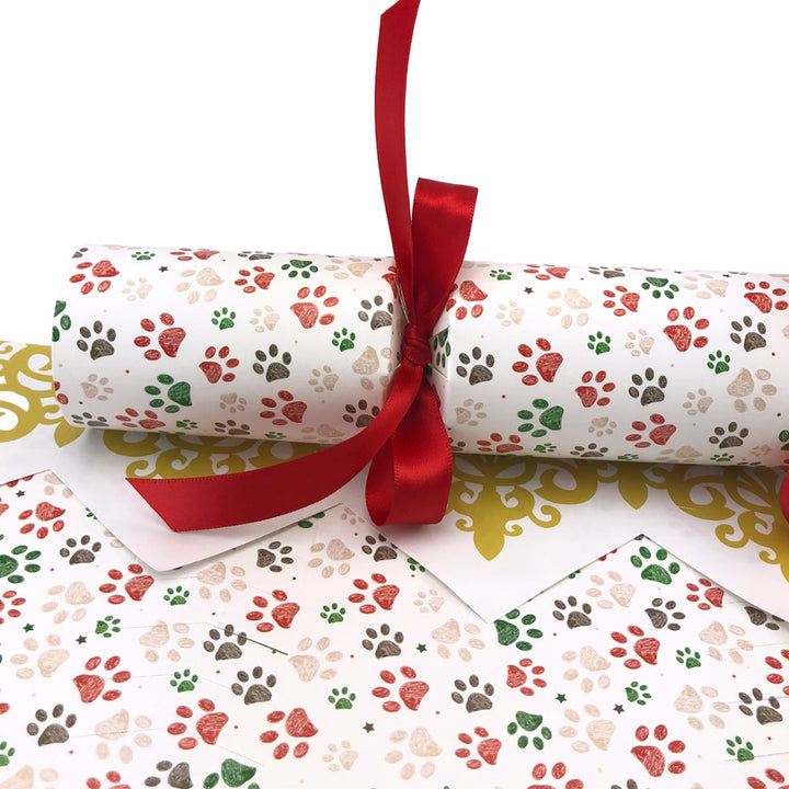 Christmas Sketched Pawprints | Cracker Making Craft Kit | Make &amp; Fill Your Own