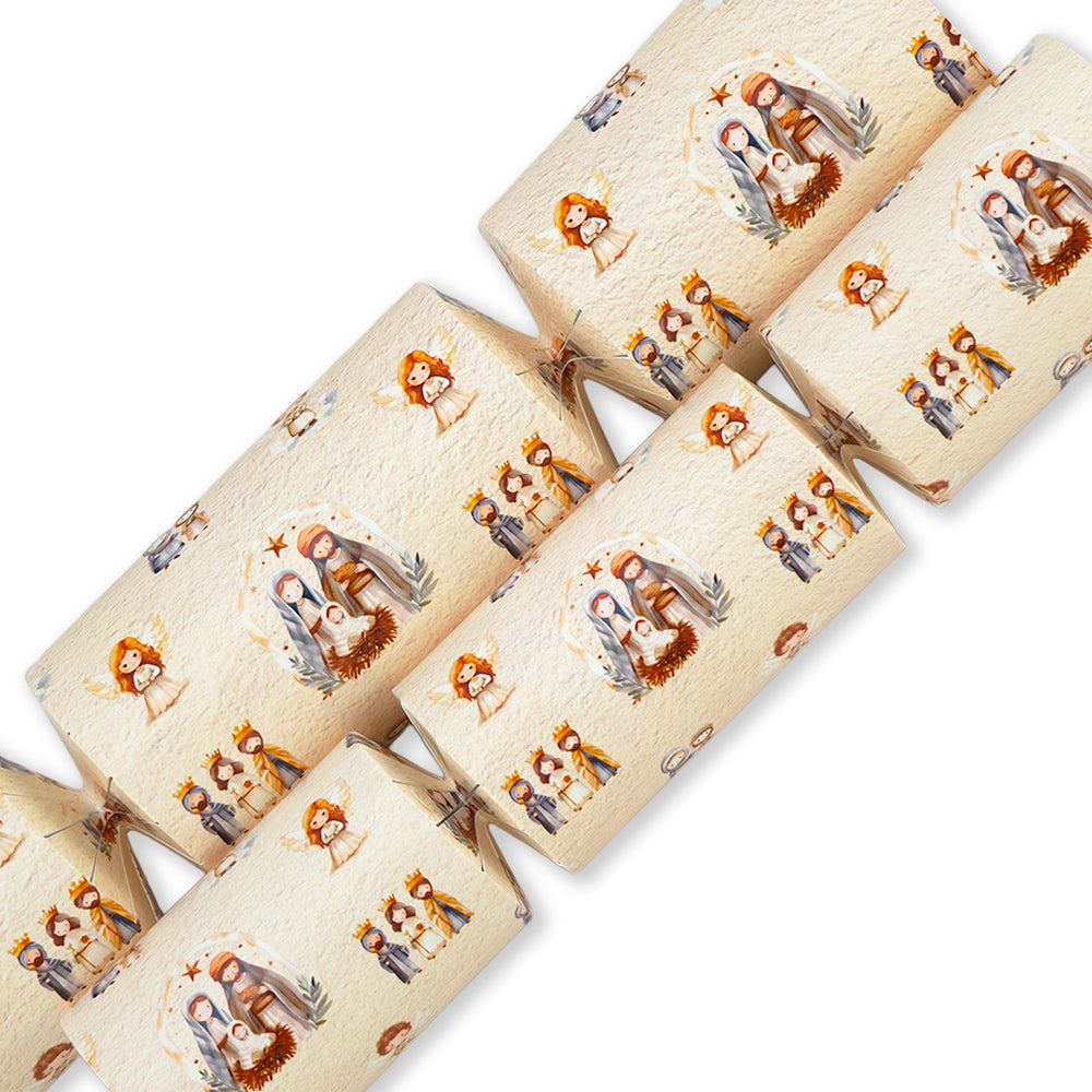 Watercolour Nativity | Christmas Cracker Making Craft Kit | Make &amp; Fill Your Own