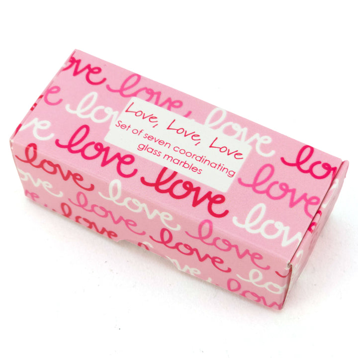 Love Love Love | Mini Box of Marbles | Cracker Filler | Little Gift