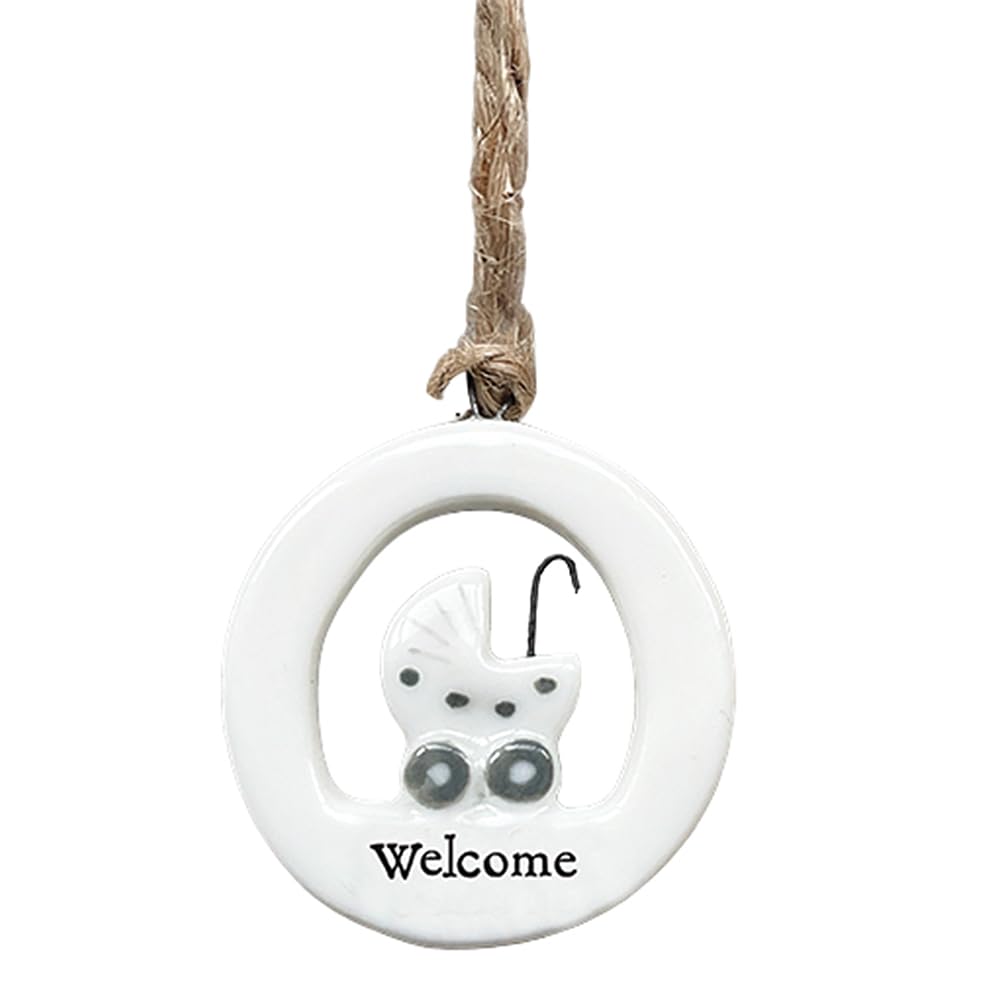 Welcome | Baby | Little Porcelain Ornament | Cracker Filler | Little Gift