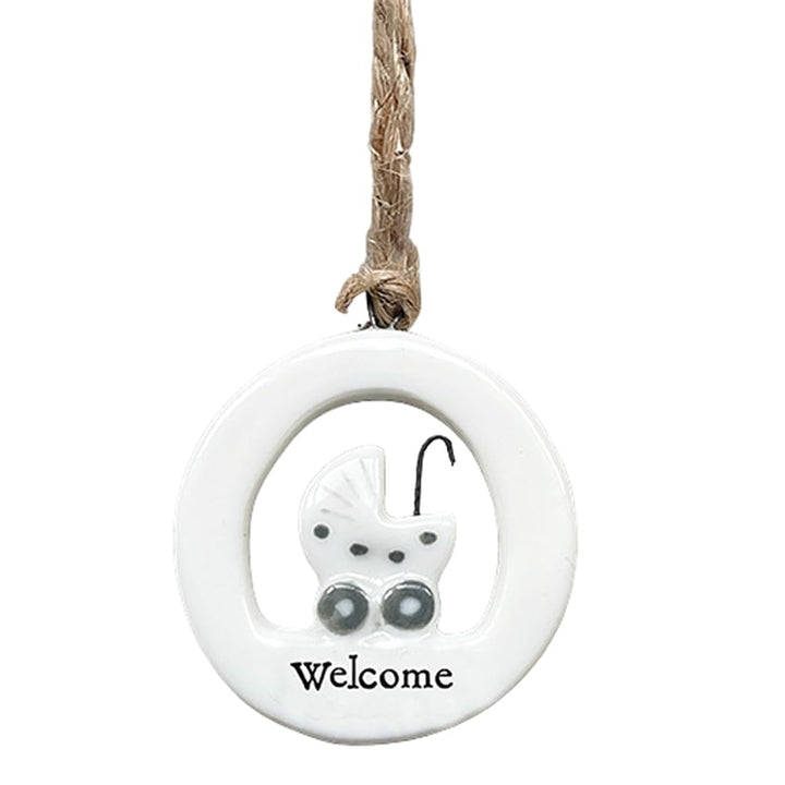 Welcome | Baby | Little Porcelain Ornament | Cracker Filler | Little Gift