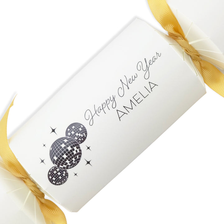 Personalised Mirror Ball New Year Crackers Kit | Add Own Names | Minimum 4