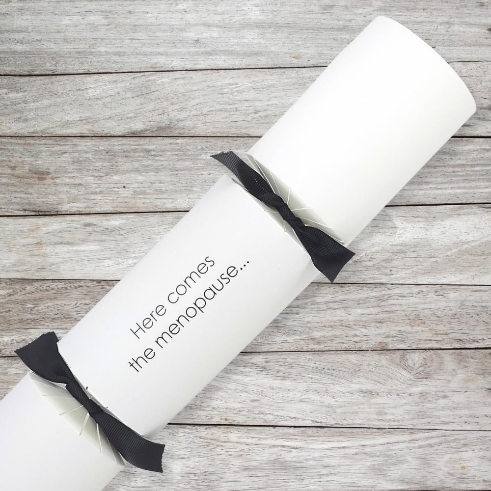 Here comes the menopause | Modern Phrases Cracker Making Kit