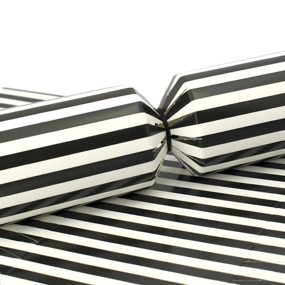 Halloween Stripes | Kit to Make 6 Crackers with Ribbons | Make &amp; Fill Your Own