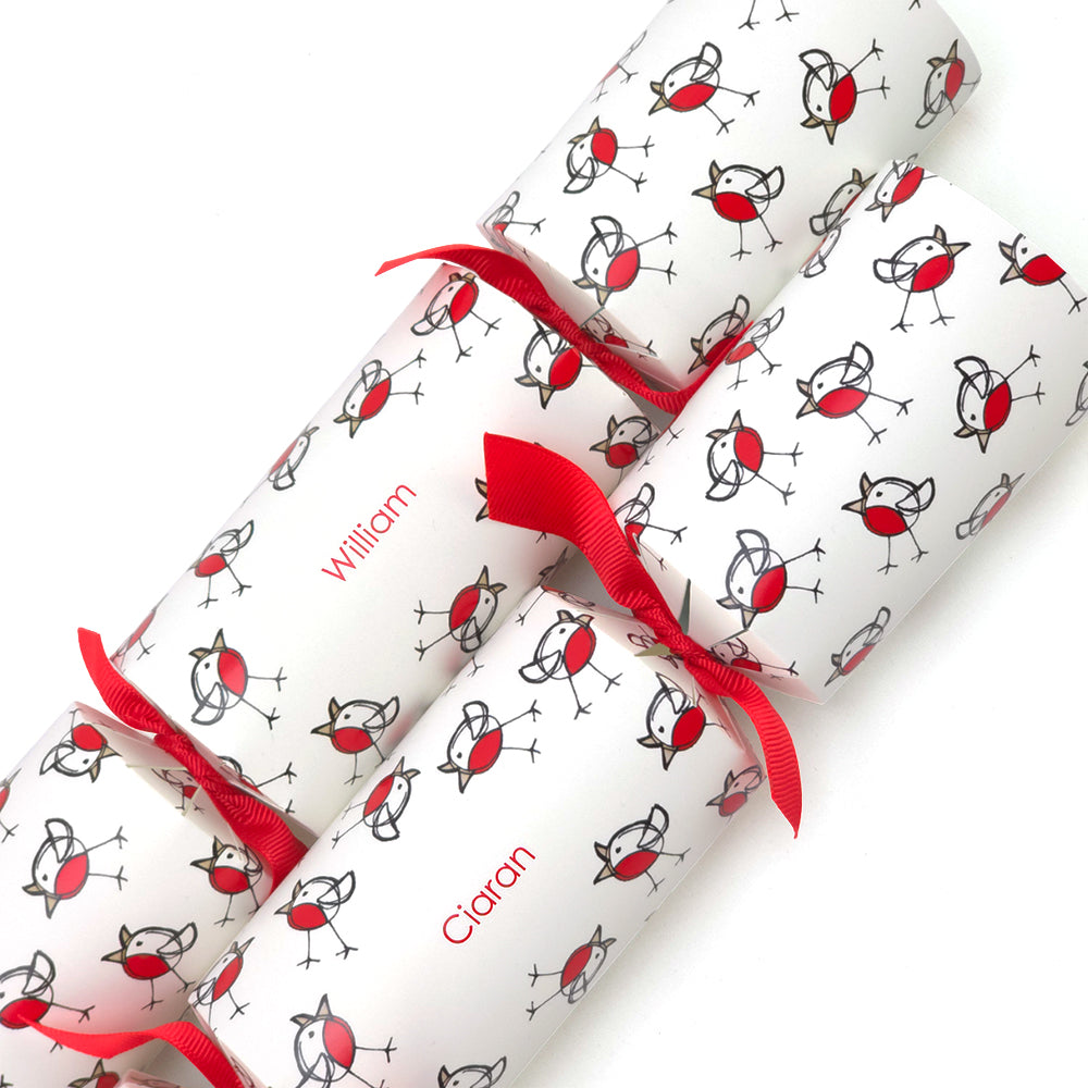 Personalised Cracker Making Craft Kit | Chirpy Robin | Minimum 4