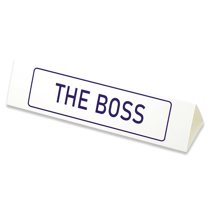 The Boss | Large Desk Sign | Office Banter | Mini Gift