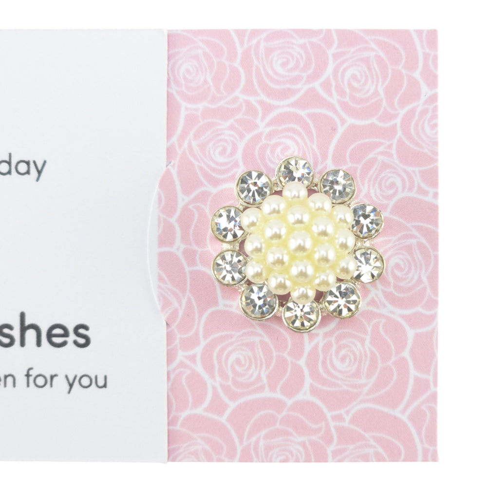 Happy Birthday | Button Wishes Sew On Token | Little Gift | Cracker Filler
