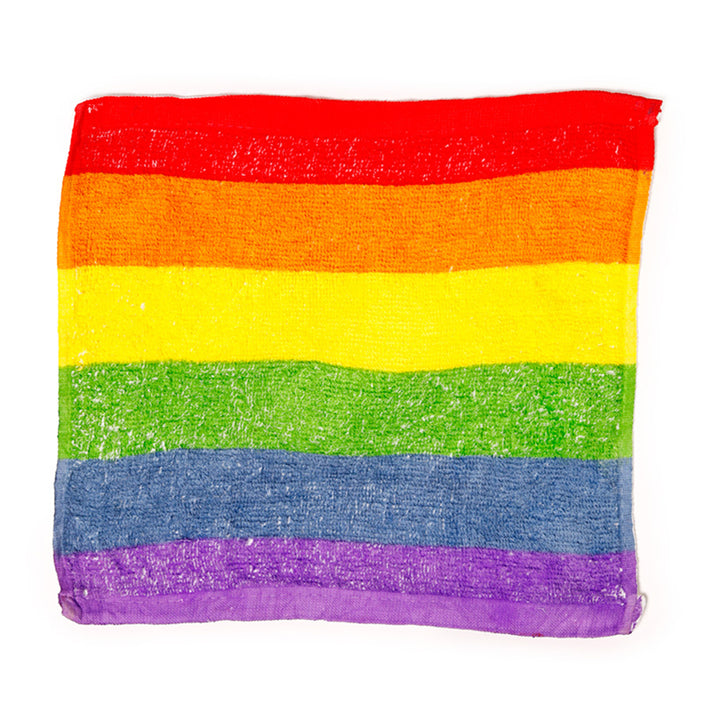 Pride Rainbow | Compressed Flannel | Single | Mini Gift | Cracker Filler