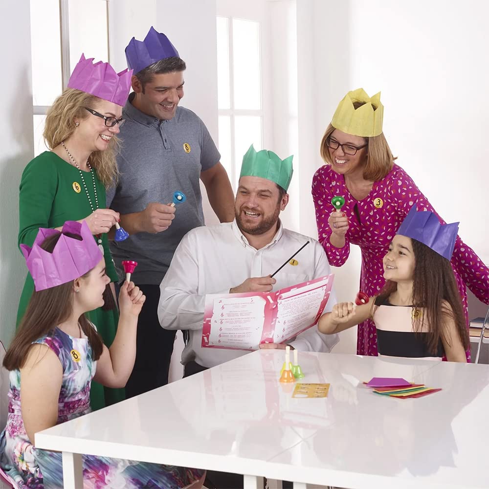 8 Large Premium Christmas Music Crackers | With Bells &amp; Music Sheets | Ready Made
