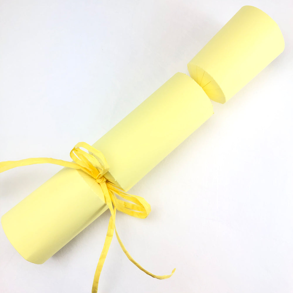 Pastel Yellow | Cracker Making DIY Craft Kits | Make Your Own | Eco Recyclable
