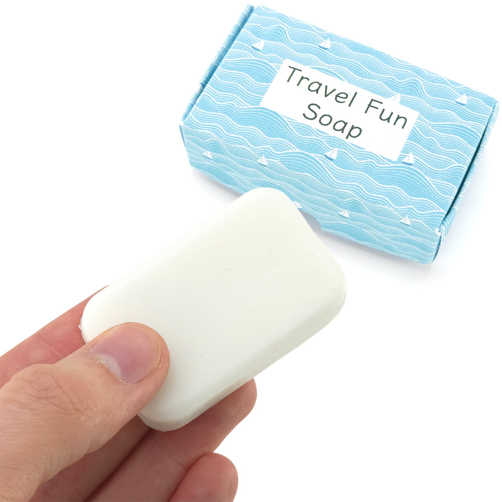 Travel Fun Soap | Seaside | 20g Travel Soap Bar | Mini Gift | Cracker Filler