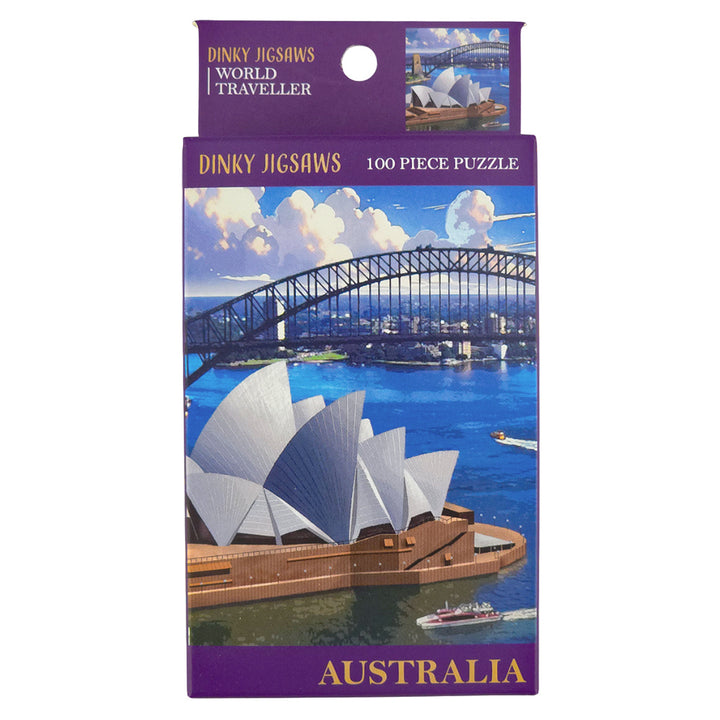 World Travels Dinky Jigsaw Puzzle | 100 Pieces | Little Gift