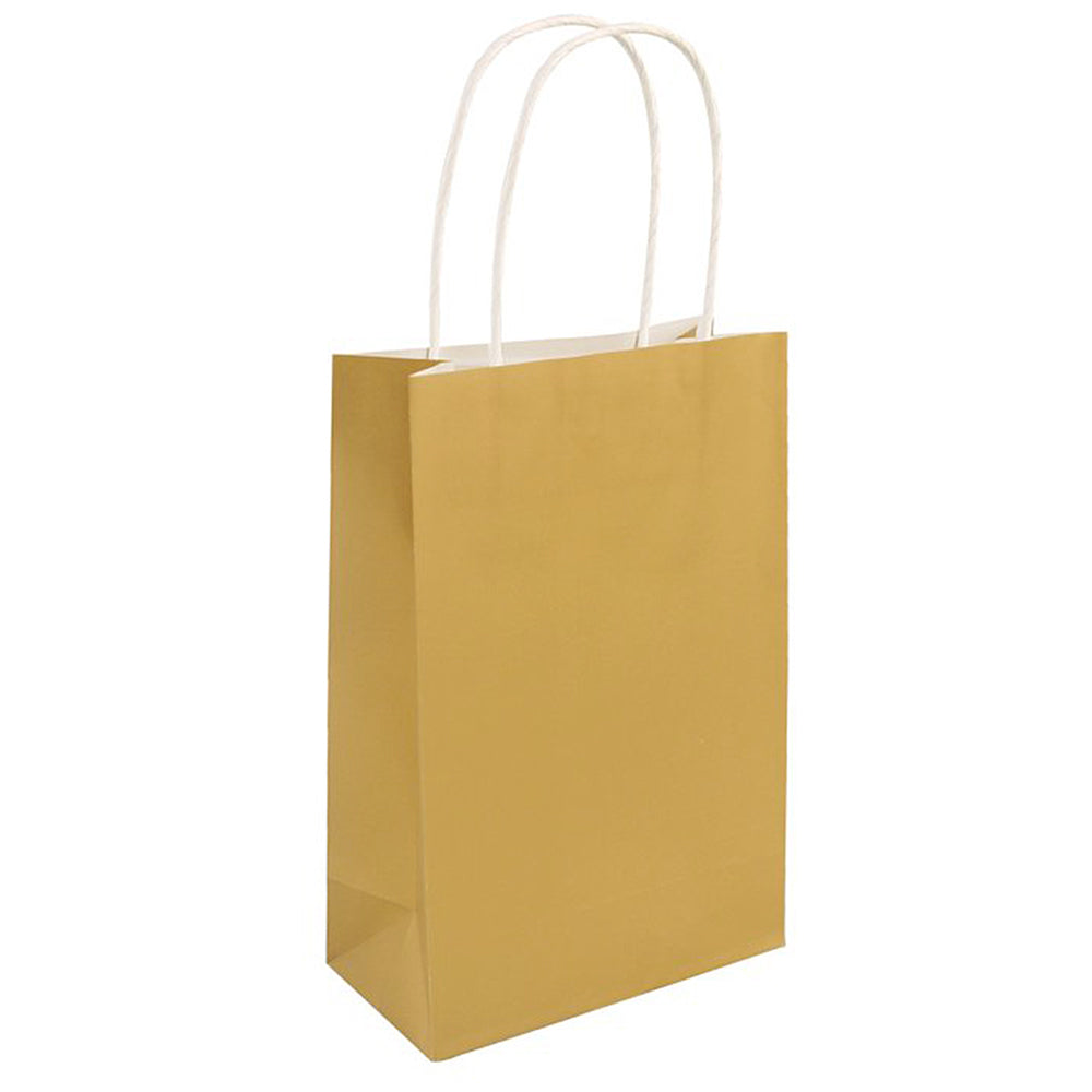 Paper Party Bags with Paper Handles | Choice of Colours | Recyclable | 21x14x7cm