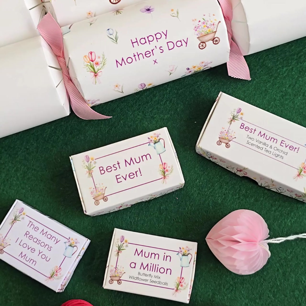 Best Mum Ever | Tea Rose &amp; Peony | 20g Travel Soap Bar | Cracker Filler Gift