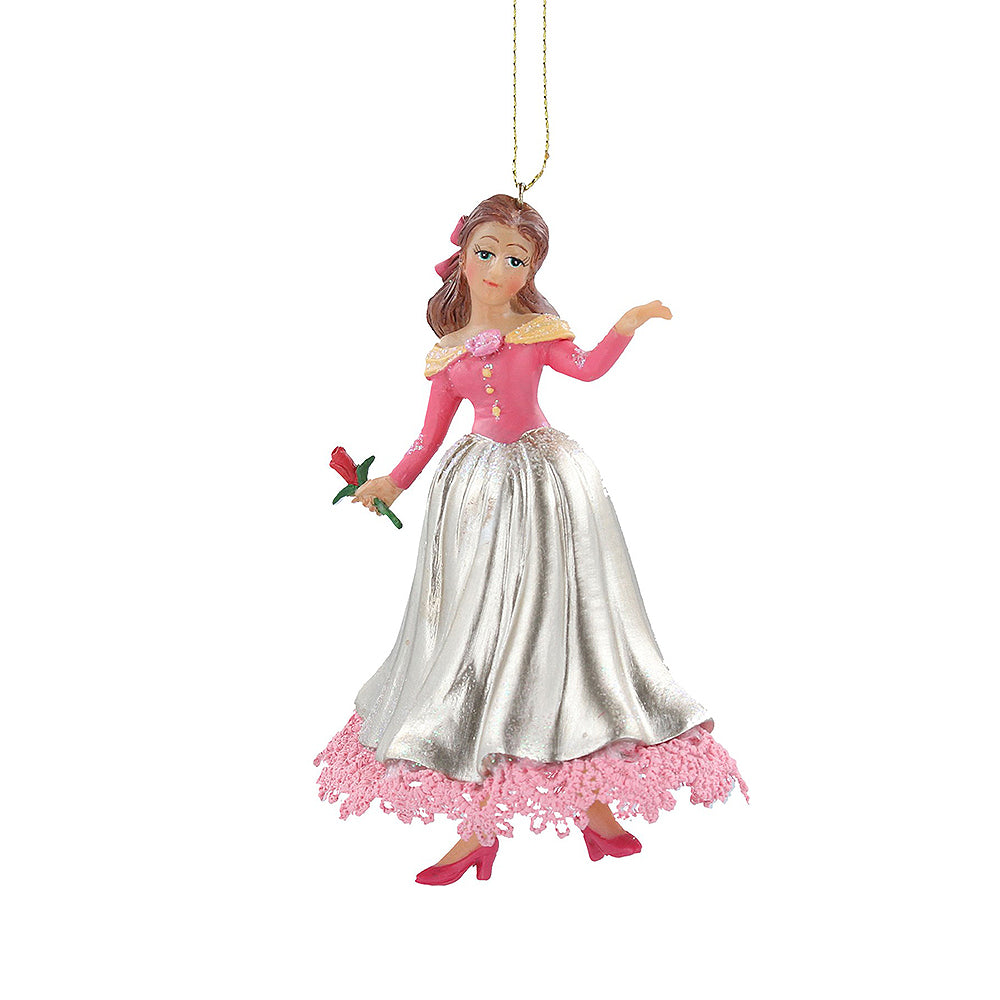 Belle Hanging Ornament | Beauty & The Beast Tree Decoration | Gisela Graham