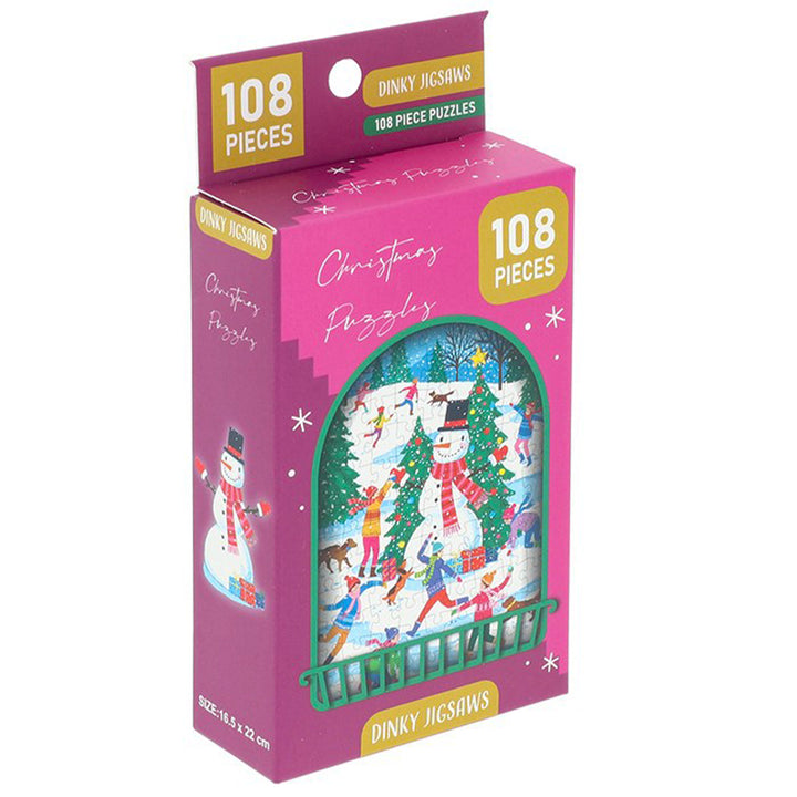 Christmas Window Scene | Dinky Jigsaw Puzzle | 108 Pieces | Little Gift
