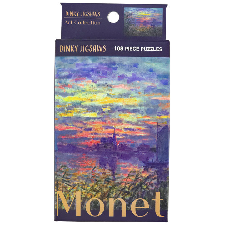 Claude Monet | Dinky Impressionist Jigsaw Puzzles | 108 Pieces | Little Gift