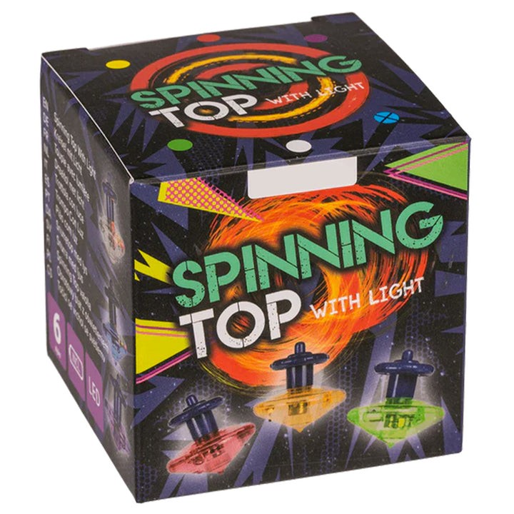 Light Up LED Shoot Off &amp; Spin Toy | Spinning Top | Single | Little Gift