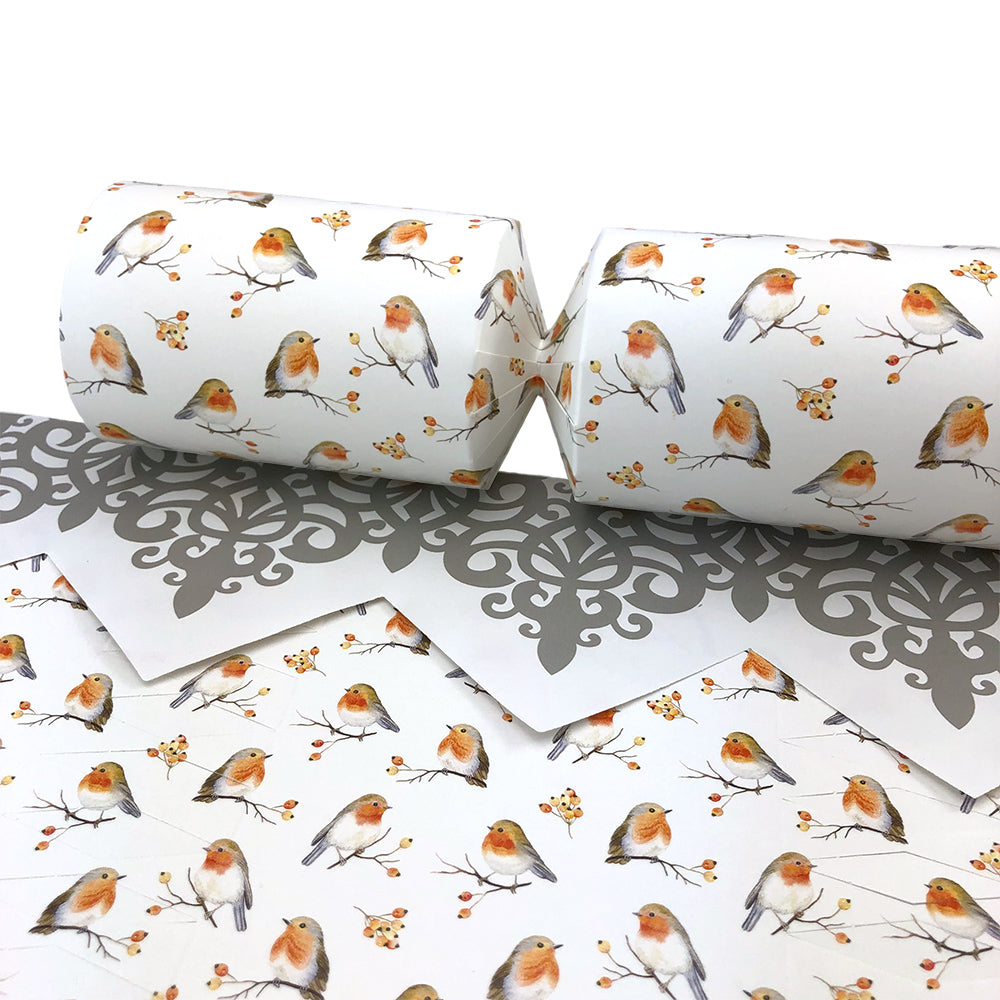 Watercolour Robin | Christmas Cracker Making Craft Kit | Make &amp; Fill Your Own