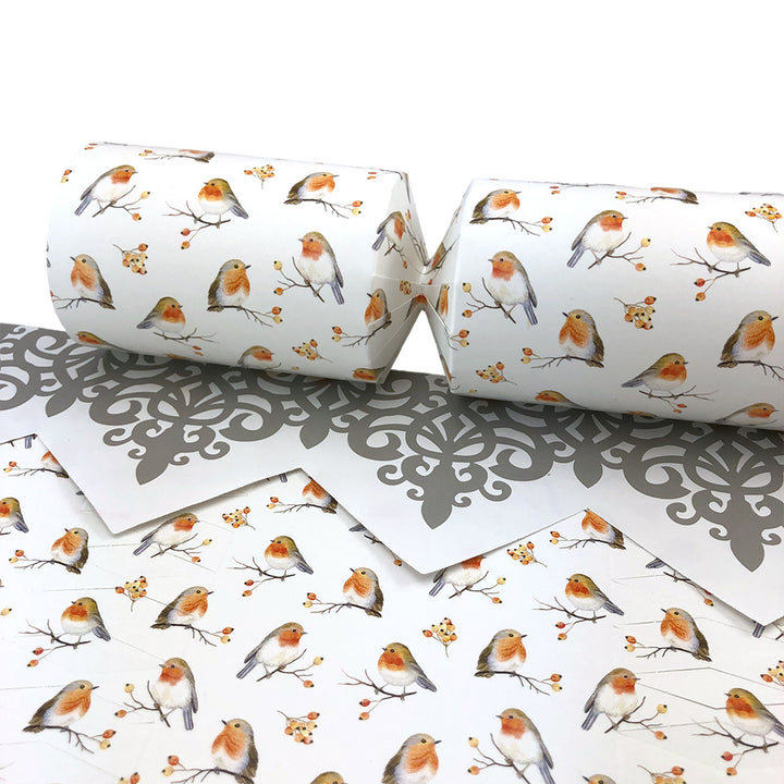 Watercolour Robin | Christmas Cracker Making Craft Kit | Make &amp; Fill Your Own