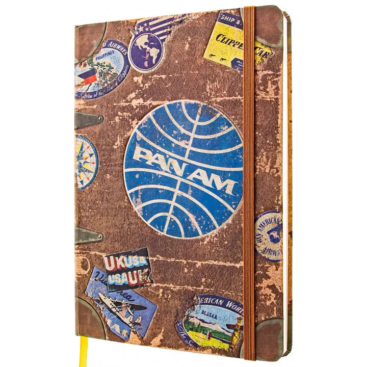 Retro PAN AM Design | A5 Notebook | Hardcover